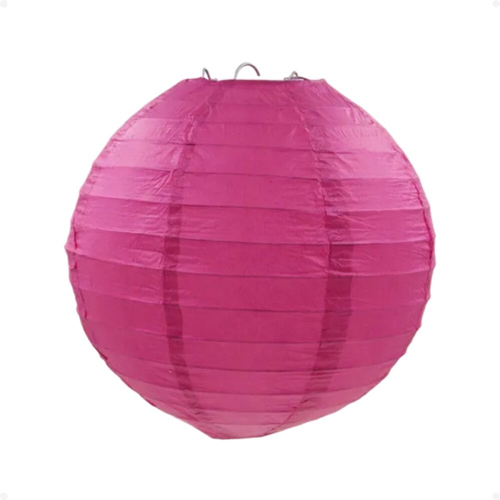 Luminária Japonesa Decoração Oriental Papel Vinho 60 cm - Imagem 1