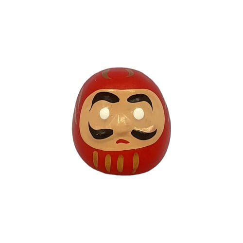 Kit 4 Bonecos Daruma Omiyague Oriental Presente Buda Amuleto Sorte 4,0 cm