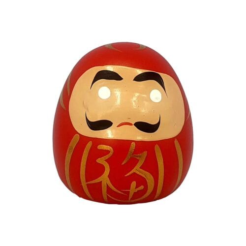Kit 4 Bonecos Daruma Omiyague Oriental Presente Buda Amuleto Sorte 6,0 cm