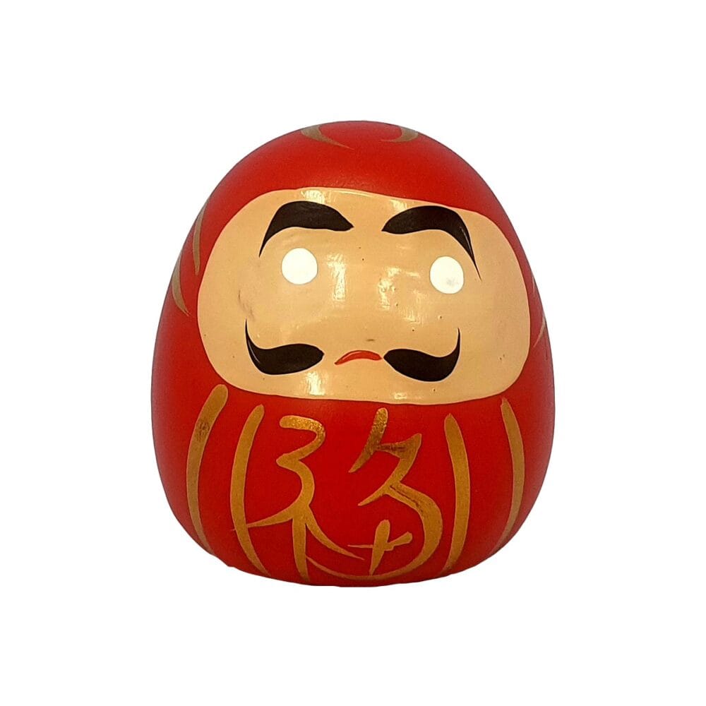 Kit 25 Bonecos Daruma Omiyague Oriental Presente Buda Amuleto Sorte 6,0 cm - Imagem 1