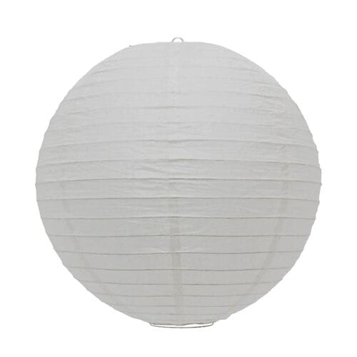 Kit 8 Luminárias Japonesas Decoração Oriental Papel Branca 20 cm